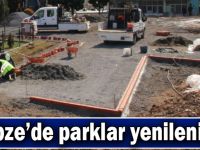 Gebze’de Parklar Yenileniyor