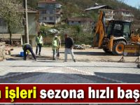 Fen İşleri sezona hızlı başladı