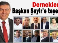 STK’lardan Başkan Şayir’e teşekkür