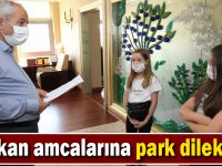 Duyarlı çocuklardan Başkan amcalarına park dilekçesi