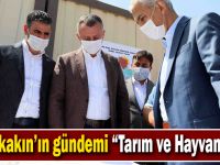 Büyükakın’ın gündemi “Tarım ve Hayvancılık”