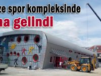 Gebze’nin spor kompleksinde hummalı çalışma devam ediyor