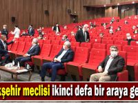 Büyükşehir meclisi ikinci defa bir araya gelecek