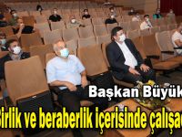 Başkan Büyükgöz, “Birlik ve beraberlik içerisinde çalışacağız”