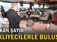 Başkan Şayir, nakliyecilerle buluştu