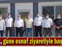 Başkan Bıyık, güne esnaf ziyaretiyle başlıyor