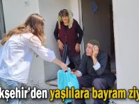 Büyükşehir’den yaşlılara bayram ziyareti