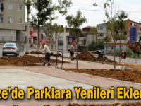 Gebze’de Parklara Yenileri Ekleniyor