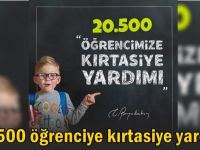 20 bin 522 öğrenciye 3 milyonluk kırtasiye yardımı