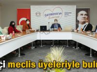 Çiftçi meclis üyeleriyle buluştu