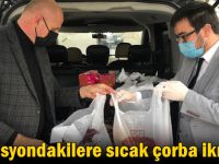 İzolasyondakilere sıcak çorba ikramı!