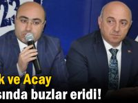 Bıyık ve Acay arasında buzlar eridi!