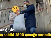 Başkan Şayir, ihtiyaç sahibi 1500 çocuğu sevindirdi