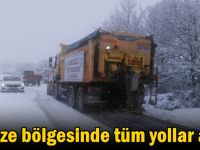 Gebze bölgesinde tüm yollar açık