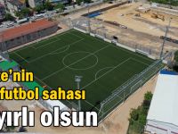 Gebze’nin yeni futbol sahası hayırlı olsun