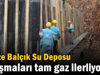 Gebze Balçık Su Deposu çalışmaları tam gaz ilerliyor