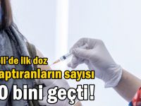 Kocaeli’de ilk doz aşı yaptıranları sayısı 800 bini geçti!