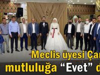 Meclis üyesi Çarıkçı dünya evine girdi