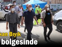 Başkan Bıyık sel bölgesinde