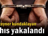 Konteyner kundaklayan şahıs yakalandı