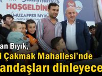 Başkan Bıyık, Fevzi Çakmak Mahallesi’nde vatandaşları dinleyecek