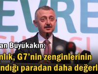 Büyükakın: İnsanlık, G7’nin zenginlerinin kazandığı paradan daha değerlidir