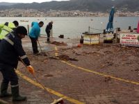 Büyükşehir ekipleri fırtınada teyakkuzdaydı