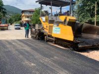 Maşukiye Manavgat Caddesi’nde yürüyüş yolu ve asfaltlama