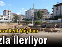 Çayırova Kent Meydanı hızla ilerliyor