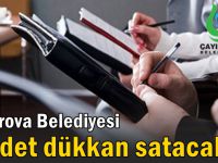 Çayırova Belediyesi 4 adet dükkan satacak