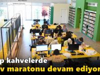 Kitap kahvelerde sınav maratonu devam ediyor