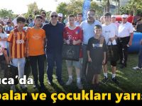 Darıca’da Babalar ve çocukları yarıştı