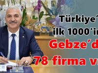 Türkiye’nin İlk Bin’inde Gebze’den 78 Firma Var!