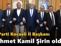 İYİ Parti Kocaeli İl Başkanı Mehmet Kamil Şirin oldu