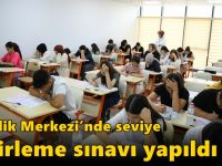 Gençlik Merkezi’nde seviye belirleme sınavı yapıldı