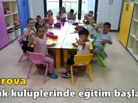 Çocuk kulüplerinde eğitim başladı