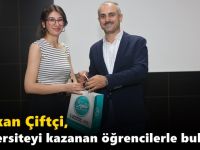 Başkan Çiftçi, üniversiteyi kazanan öğrencilerle buluştu