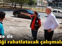 Gebze’de trafiği rahatlatacak çalışmalar