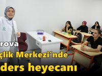 Gençlik Merkezi’nde ilk ders heyecanı