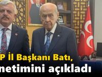 MHP İl Başkanı Batı, yönetimini açıkladı