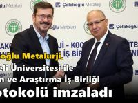 Çolakoğlu Metalurji, Kocaeli Üniversitesi ile Eğitim ve Araştırma İş Birliği Protokolü İmzaladı