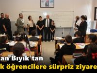 Başkan Bıyık’tan minik öğrencilere sürpriz ziyaret