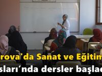 Sanat ve Eğitim Kursları’nda dersler başladı