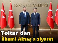 Ali Toltar'dan Vali İlhami Aktaş'a ziyaret