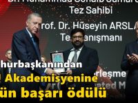 Cumhurbaşkanından GTÜ Akademisyenine üstün başarı ödülü