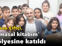 Çiftçi, ‘ilk masal kitabım’ atölyesine katıldı