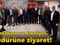 MHP Gebze’den Kaymakam ve  Emniyet Müdürüne Ziyaret!