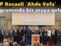 MHP Kocaeli 'Ahde Vefa' programında bir araya geldi