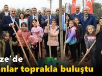 Gebze’de fidanlar toprakla buluştu