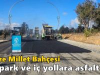 Gebze Millet Bahçesi otopark ve iç yollara asfalt